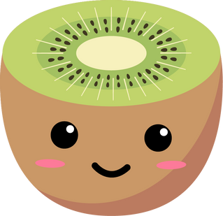 Kiwi Fruit Character